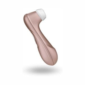 Satisfyer Pro 2 Air-Pulse Clitoris Stimulator - Non-Contact Clitoral Sucking Pressure-Wave Technology, Waterproof, Rechargeable (Rose Gold)