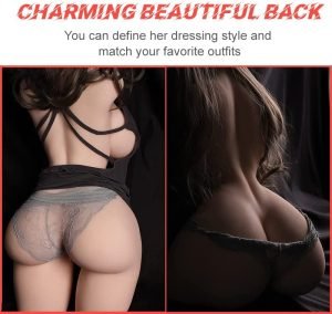 21LB Sex Doll, Sex Doll for Men, Soft Gel Breasts, Big Boobs Doll, Realistic Pussy, Realistic Ass, Vaginal Anal Breast Sex, Female Torso, Adult Love Doll, Male Masturbator, Sex Toys for Men,