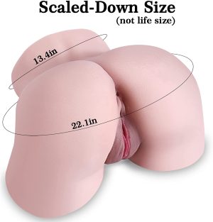 Sex Doll, Male Masturbator, Sex Toys for Men, Pocket Pussy, Ass Flesh Light Realistic Butt, Female Torso, Male Stroker with Vagina, Anal Sex, Adult Male Sex, Toys for Men Masturbation,