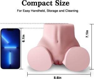 Sex Doll, Male Masturbator, Sex Toys for Men, Pocket Pussy, Ass Flesh Light Realistic Butt, Female Torso, Male Stroker with Vagina, Anal Sex, Adult Male Sex, Toys for Men Masturbation,