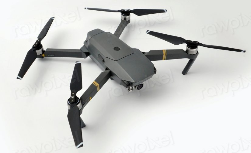 Free black drone image